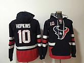 Nike Texans 10 DeAndre Hopkins Navy All Stitched Hooded Sweatshirt,baseball caps,new era cap wholesale,wholesale hats